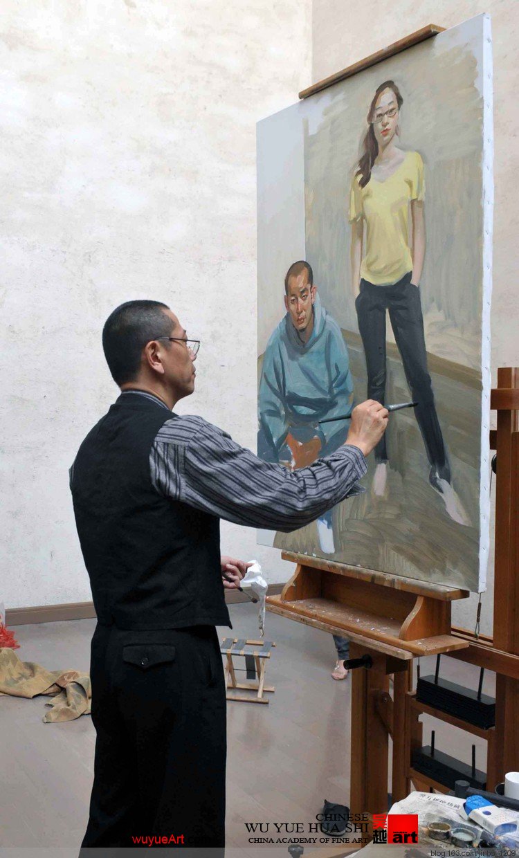 陈丹青油画绘画步骤过程5