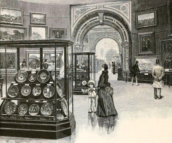 《画廊与工业展厅》(The Picture Gallery and Industrial Hall)。早期世博会包括艺术展览。