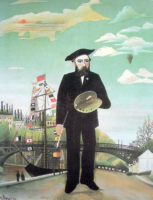 卢梭（Henri Julien Félix Rousseau 1844－1910)法国卓有成就的伟大画家也是法国后期印象派画家。