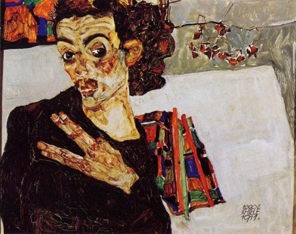 席勒（Egon Schiele1890－1918）奥地利画家，是20世纪初期一位重要的表现主义画家。
