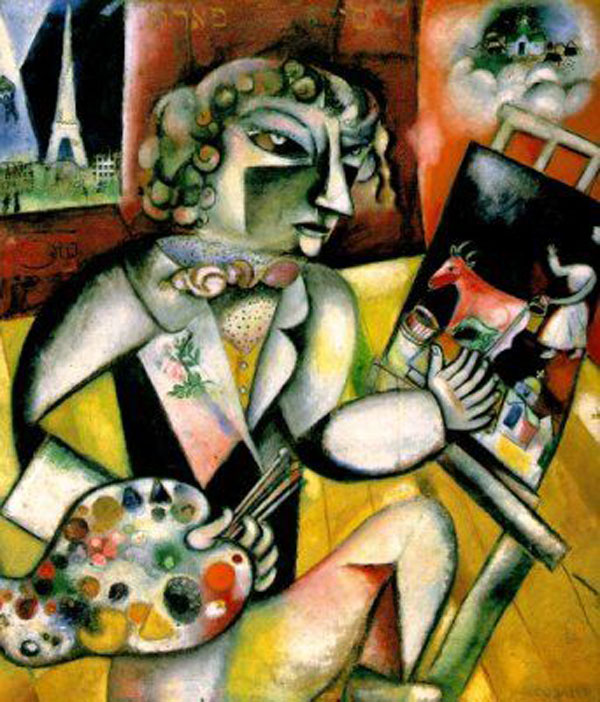 夏加尔（Marc Chagall 1887 —1985）白俄罗斯裔法国画家、版画家和设计师。