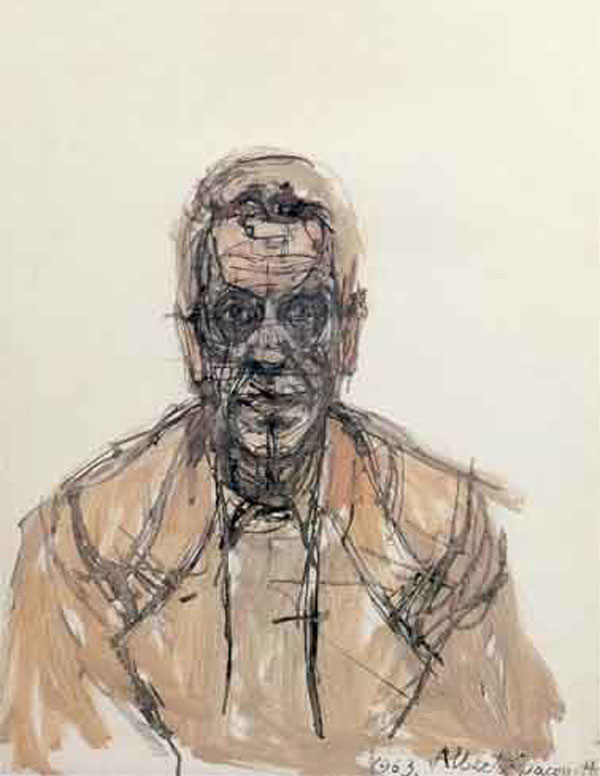 贾科梅蒂（Giacometti Alberto,1901－1966）,瑞士超现实以及存在主义雕塑大师，画家。