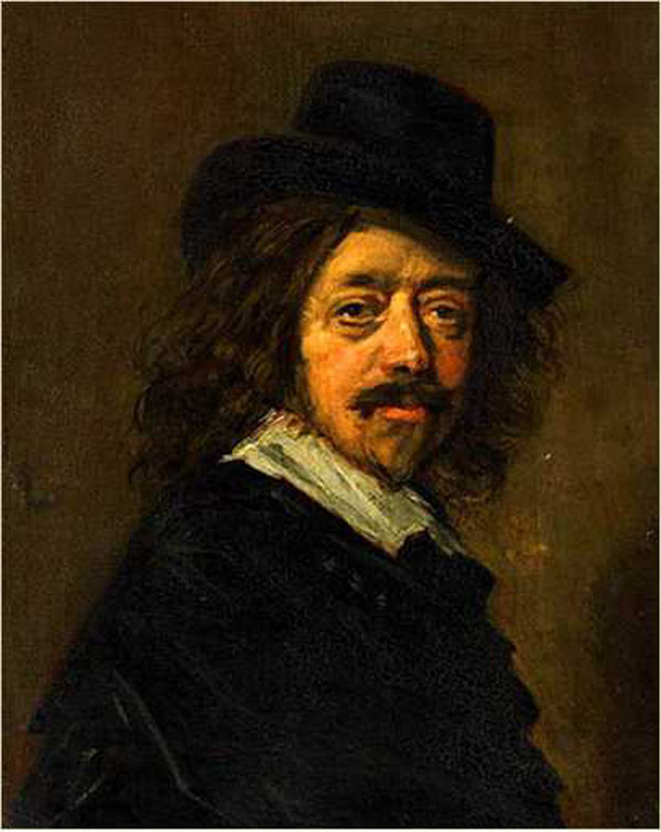 哈尔斯 (Hals约1581—1666)弗朗斯·哈尔斯（约1581—1666）是荷兰现实主义画派的奠基人，也是17世纪荷兰杰出的肖像画家。代表作有《吉普赛女郎》。