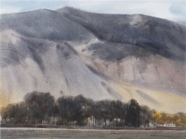 湖南水彩画提名展作品,每一道都是靓丽的风景6