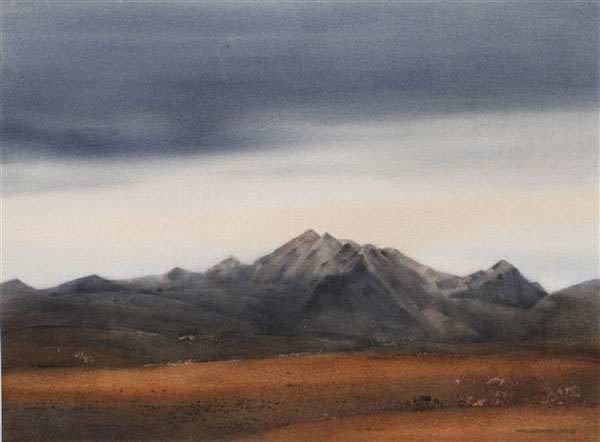 湖南水彩画提名展作品,每一道都是靓丽的风景9