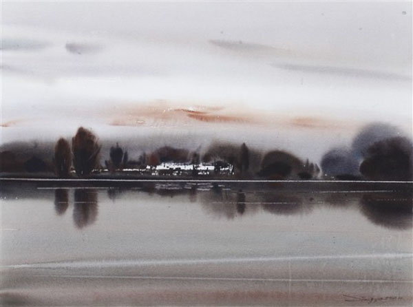 湖南水彩画提名展作品,每一道都是靓丽的风景12