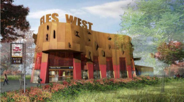 Rendering for Steeles West subway station