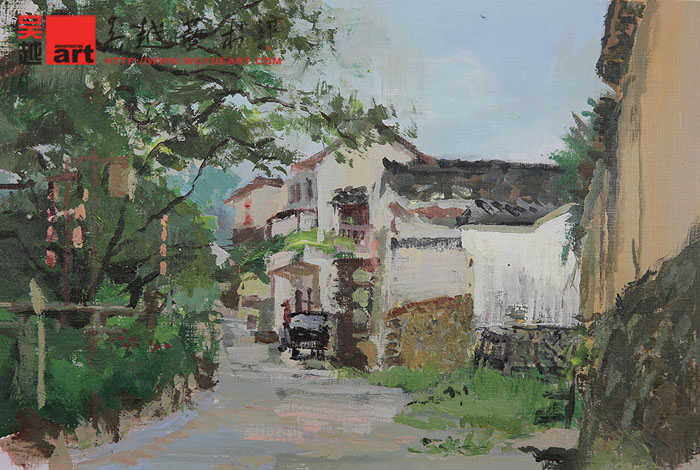 学生下乡写生作品1