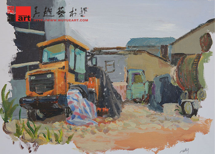 学生下乡写生作品24