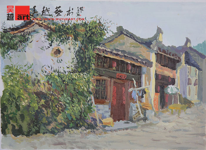学生下乡写生作品27