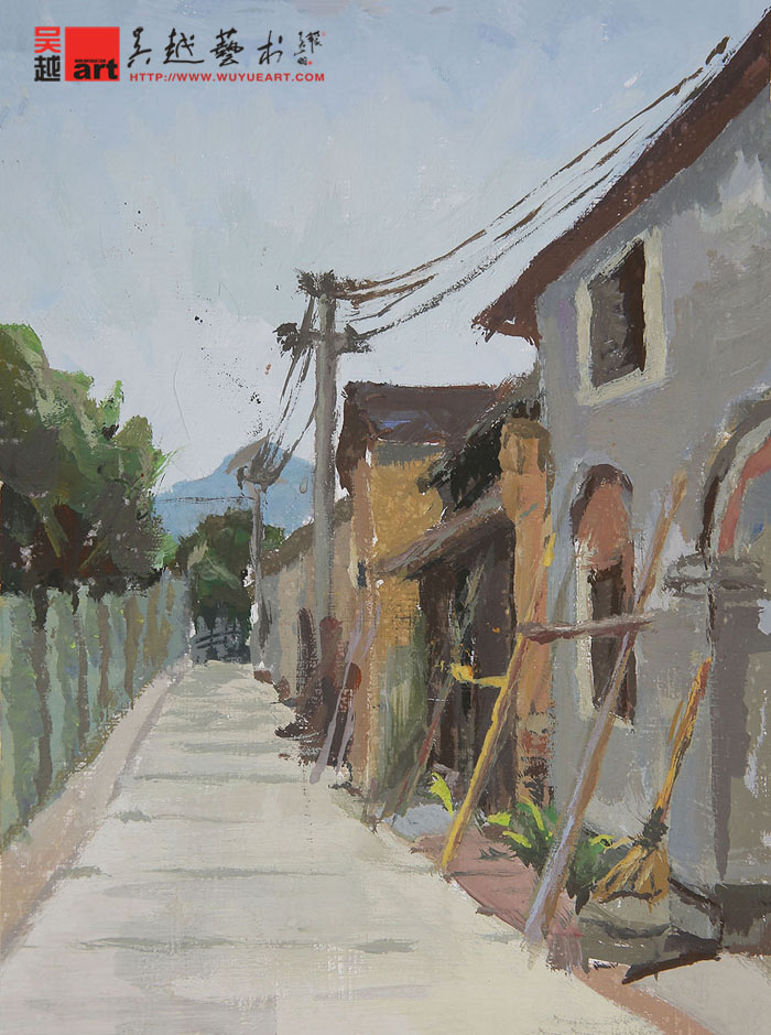 学生下乡写生作品48