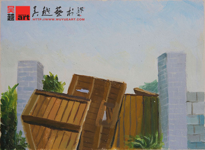 学生下乡写生作品61