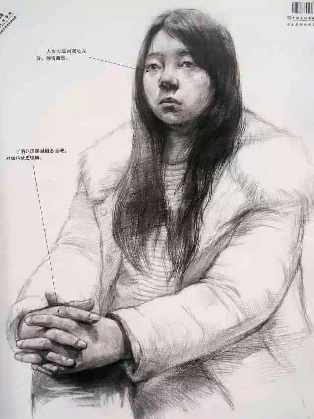 素描半身像10