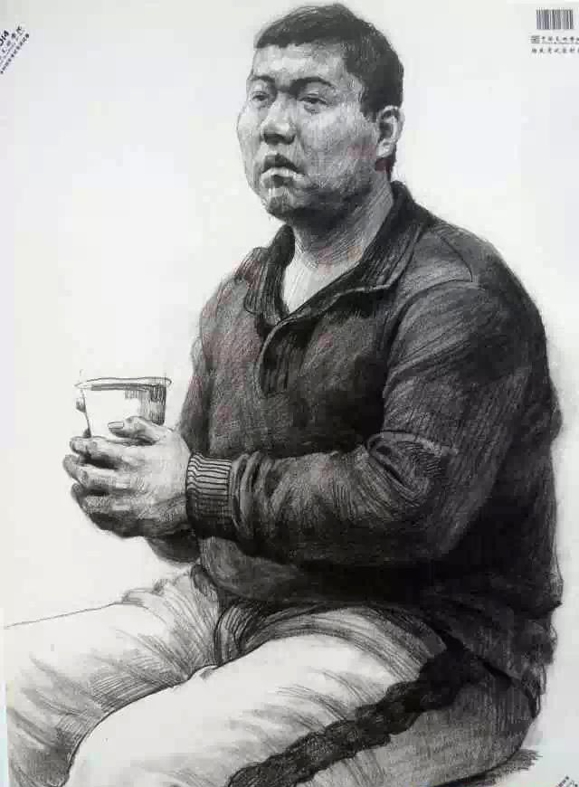 素描半身像11