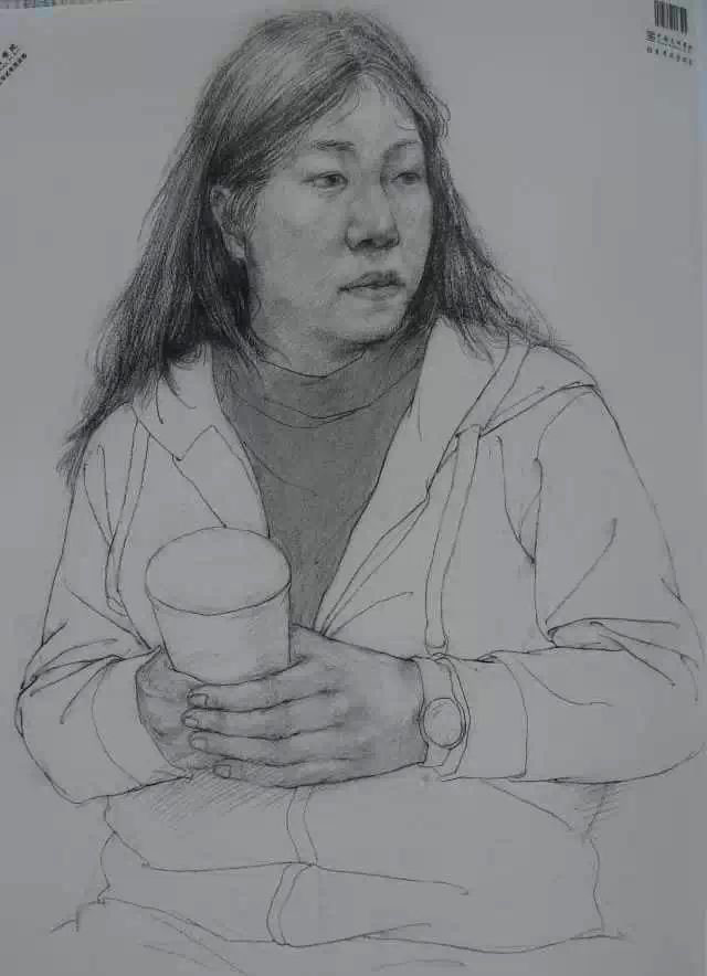 素描半身像14