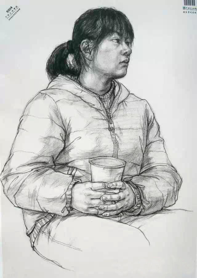 素描半身像15