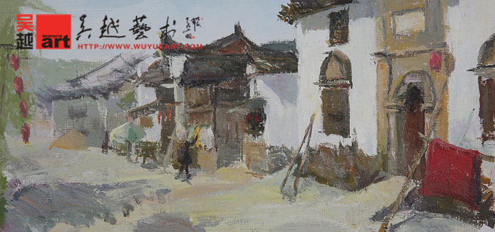 学生丽水下乡色彩风景写生作品17