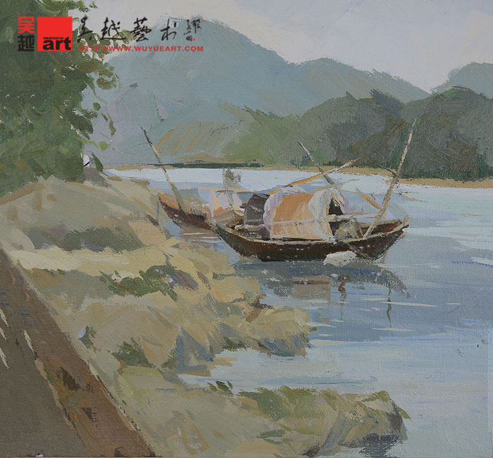 学生丽水下乡色彩风景写生作品34