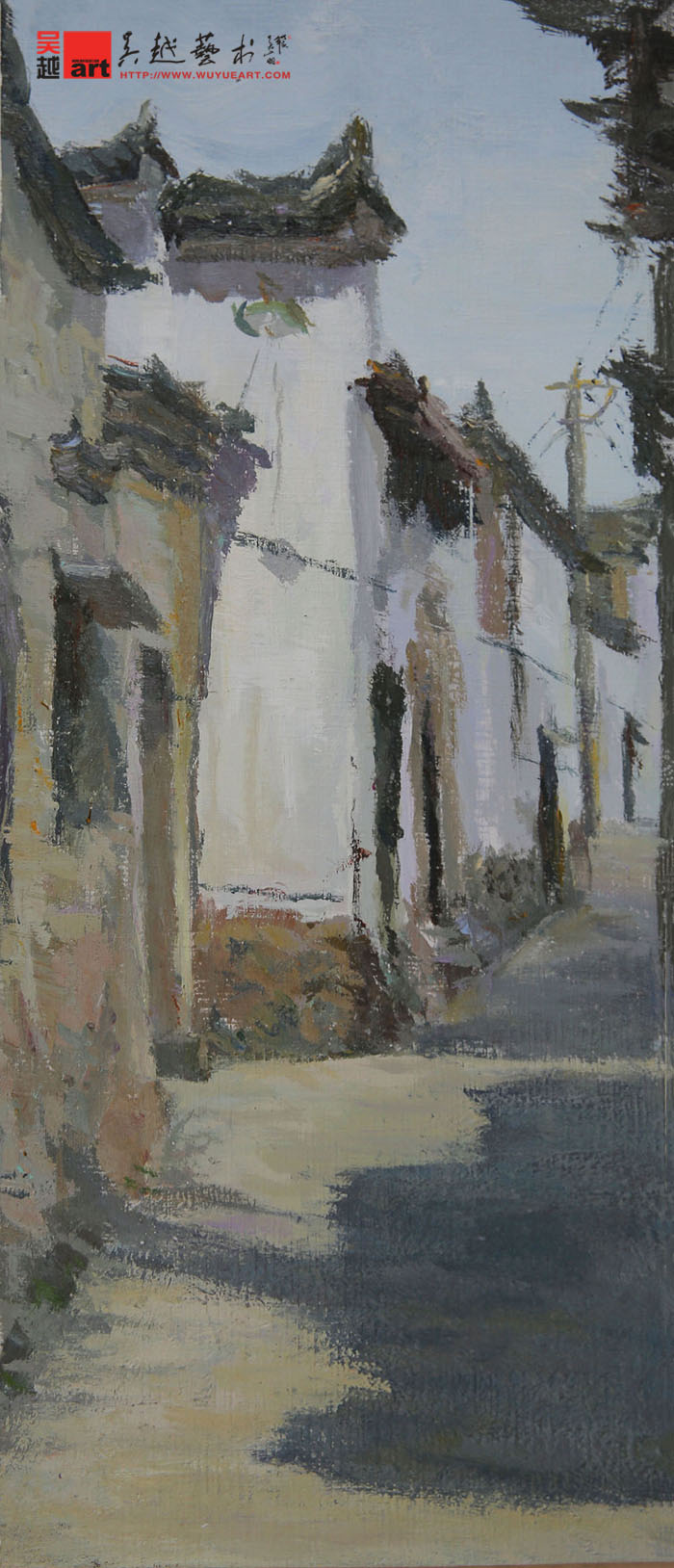 学生丽水下乡色彩风景写生作品39