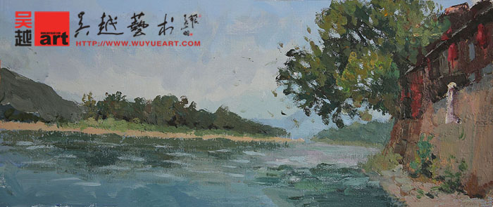 学生丽水下乡色彩风景写生作品44