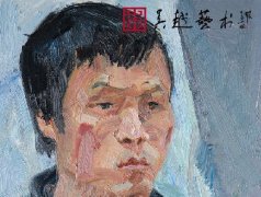 学生彩头作品《男青年模特》