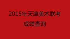 2015年天津美术联考成绩查询