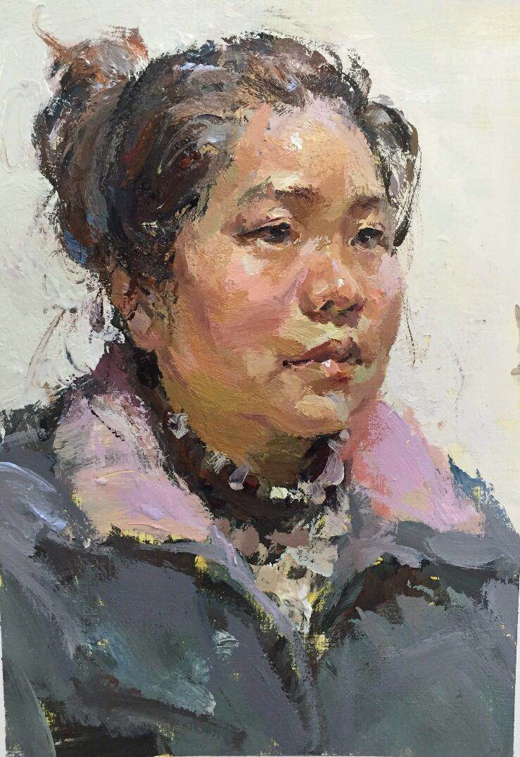 杭州吴越画室教师彩头作品集