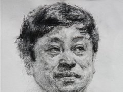 吴越教师线性素描作品3