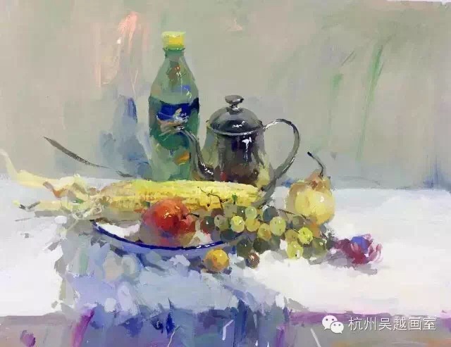 吴越杭州色彩作品3