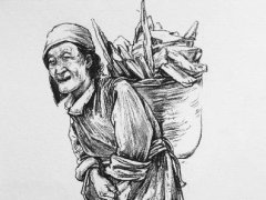 杭州吴越画室教师速写作品2