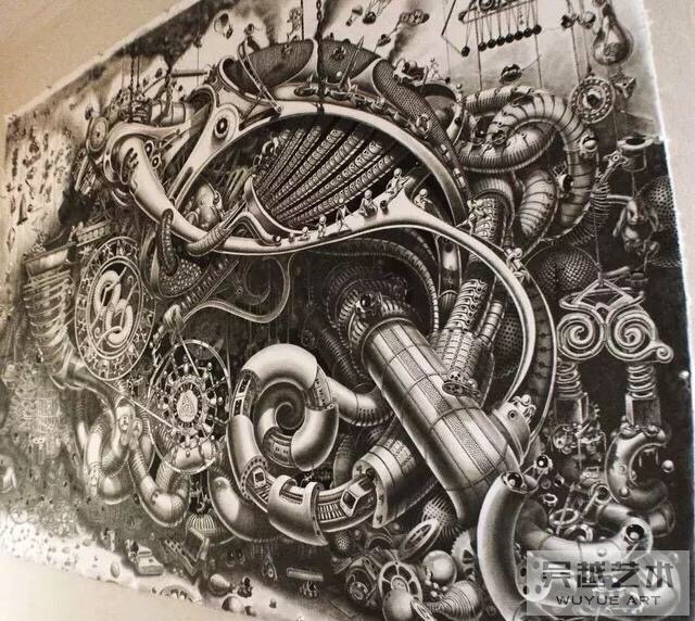 针管笔作品