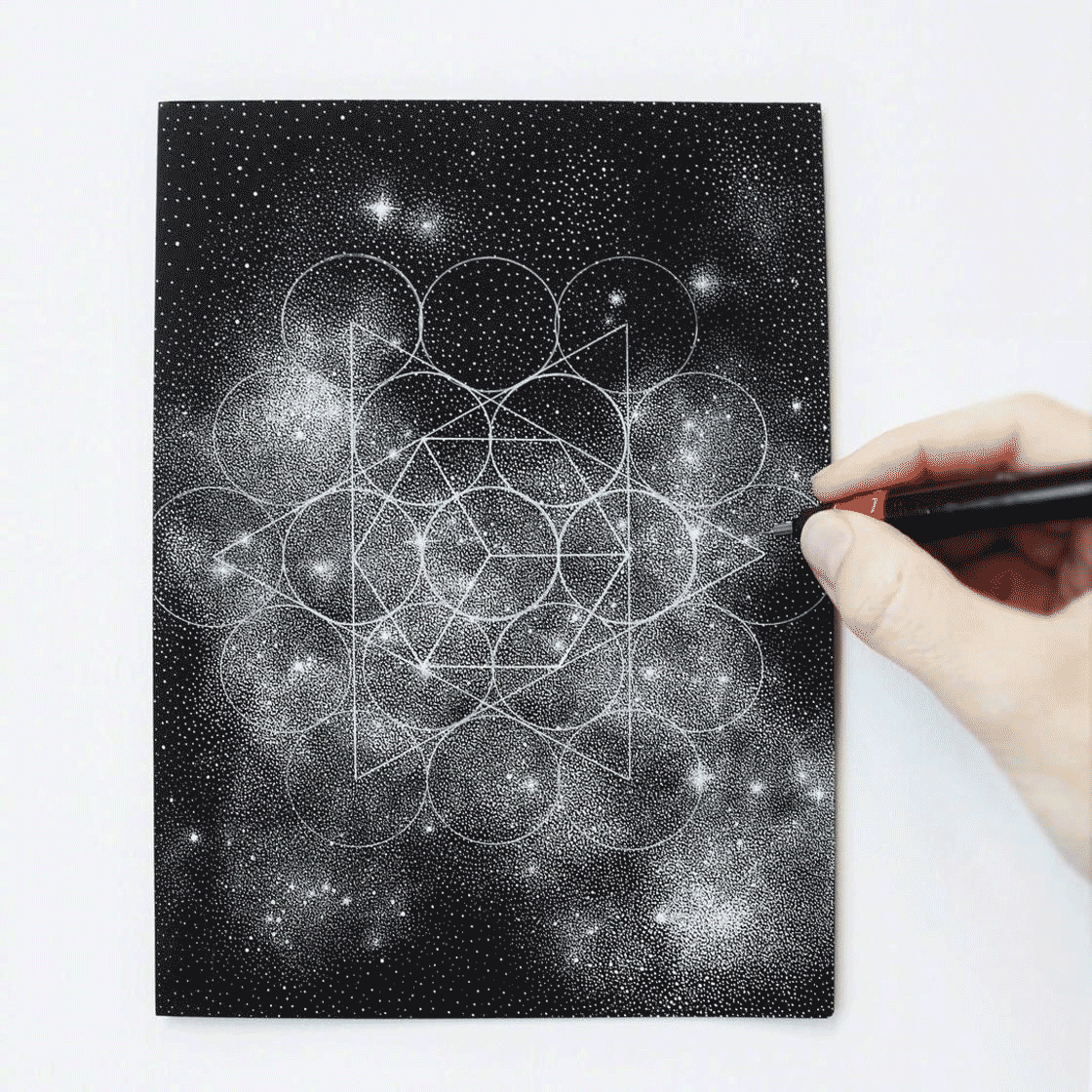 针管笔作品