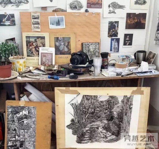 针管笔作品