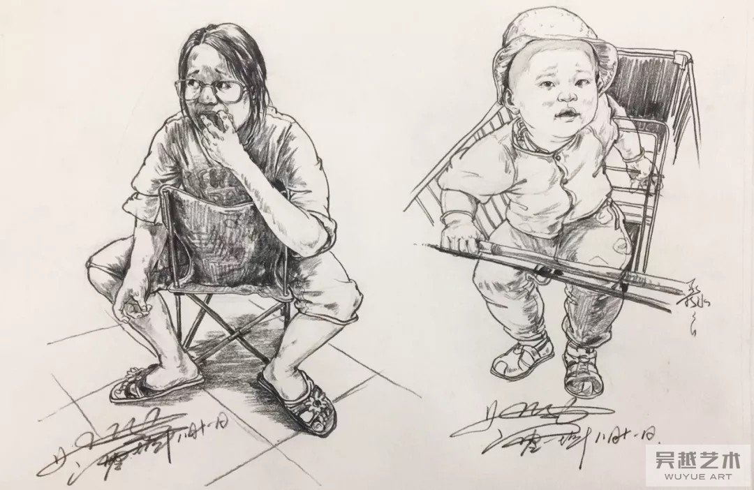 速写作品